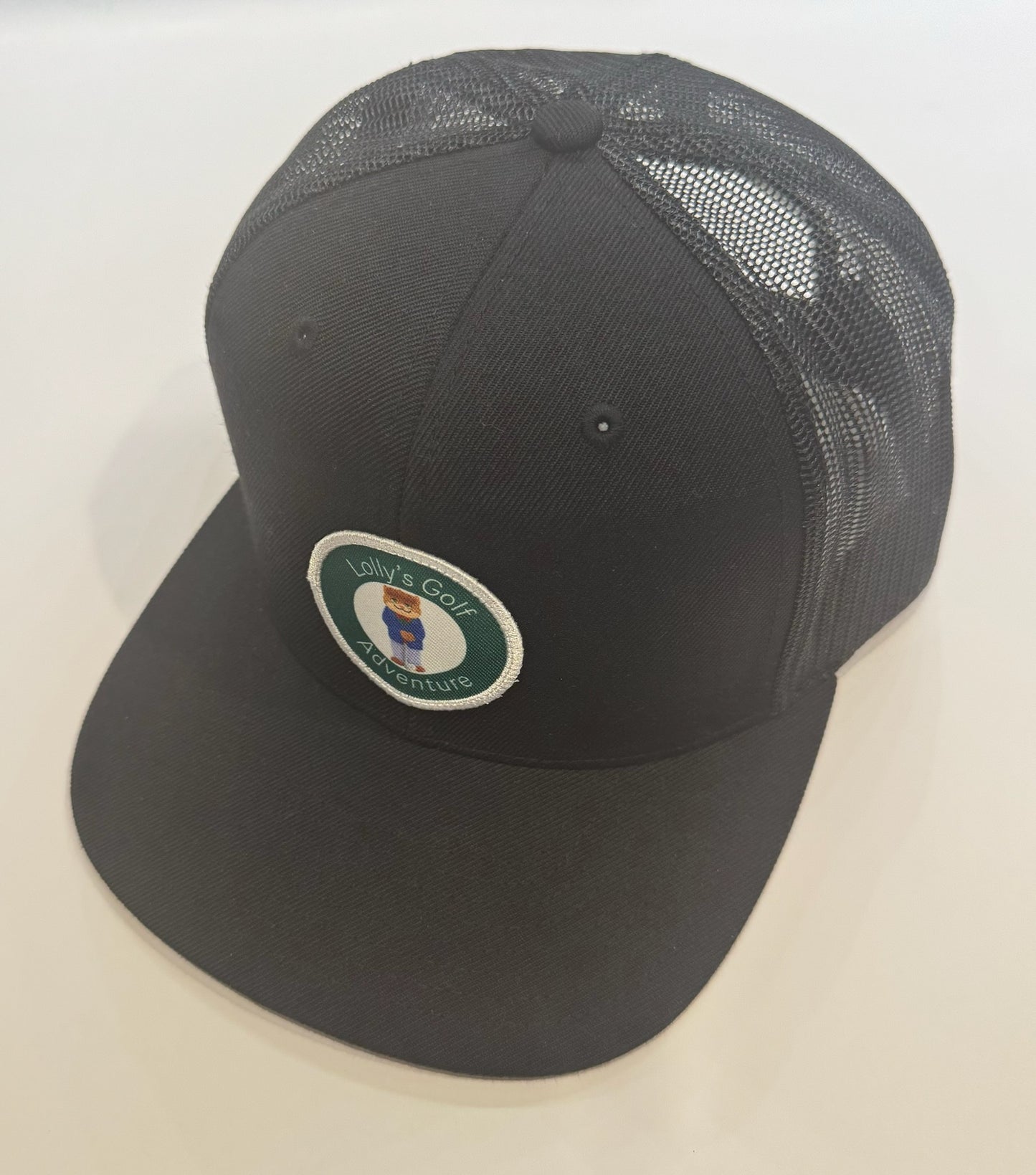 Adult Buster Black Trucker Golf Hat